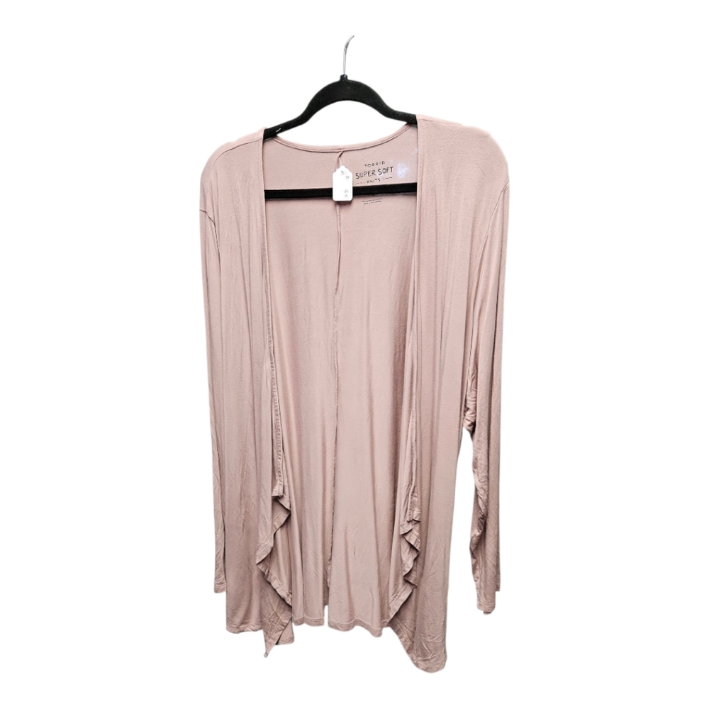 Torrid Super Soft Knit Cardigan in Pale Mauve
